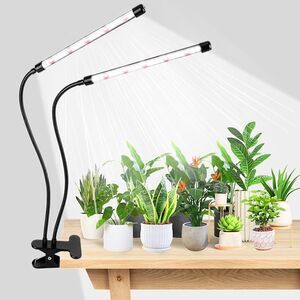 Grow Light 6500K Full Spectrum Plant Grow Lamp with Clip - 84 LED Plant Light